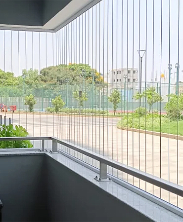 Invisible Grill for Balcony in Bangalore